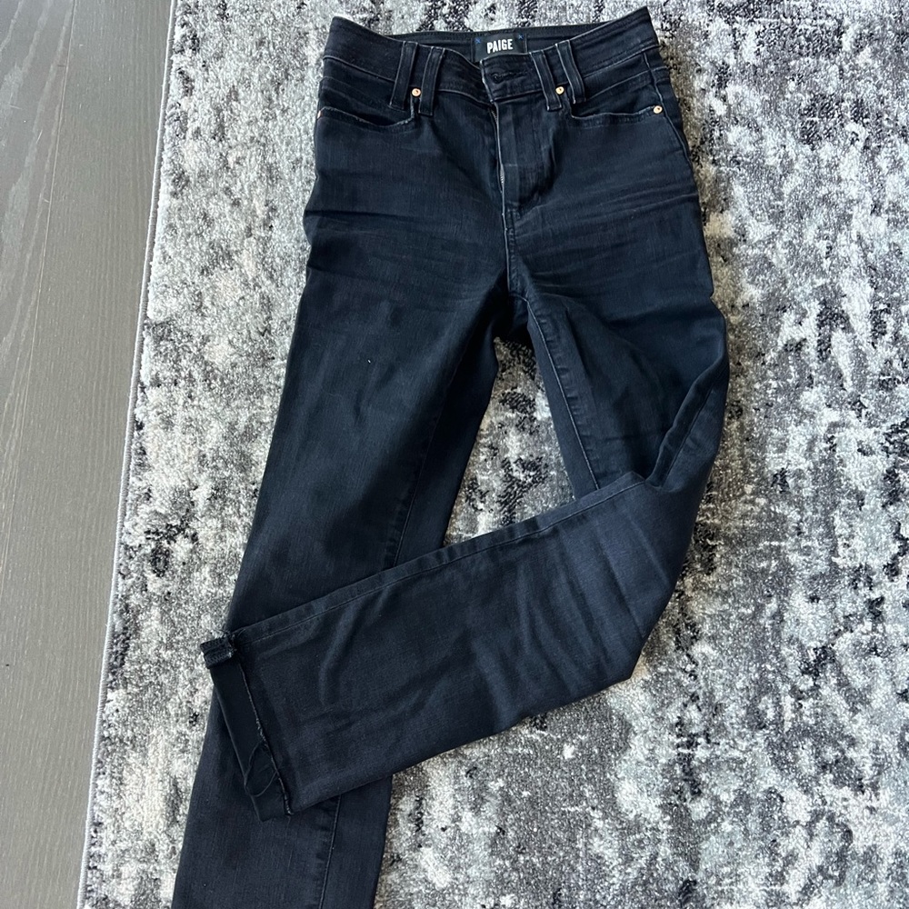 Page skinny jeans. Black size 23